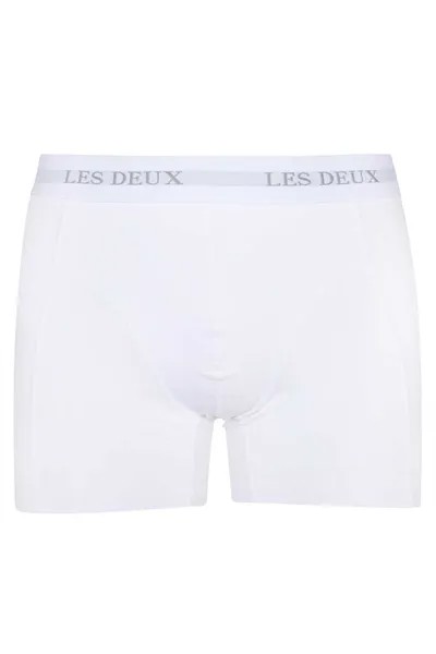 Хлопковые плавки с логотипом Les Deux, белый