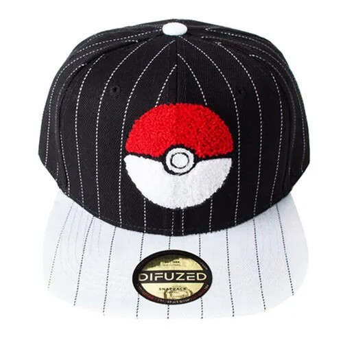 Кепка Difuzed Pokéball Varsity, размер OneSize, мультиколор, красный