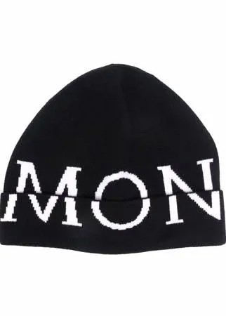 Moncler шапка с логотипом
