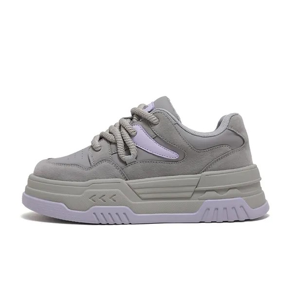 Кроссовки HUANQIU Skateboarding Shoes Women's Low-top, белый/черный