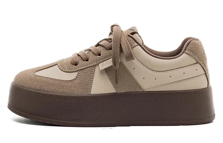 Кроссовки WARRIOR Skateboarding Shoes Women's Low-top, бежевый