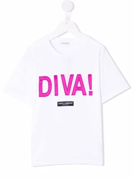 Dolce & Gabbana Kids футболка Diva