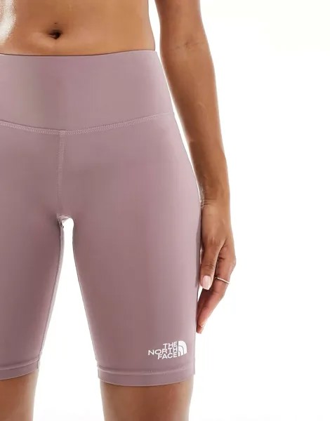 Розовые шорты-леггинсы с высокой талией The North Face Training Flex
