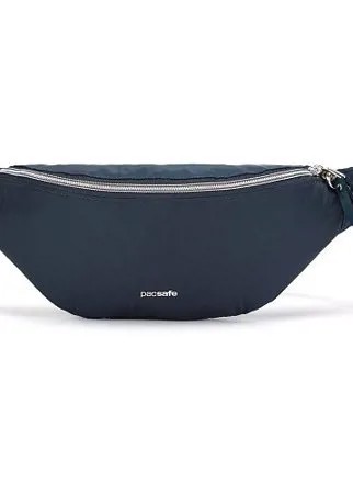 Поясная сумка женская антивор Pacsafe Stylesafe, синий