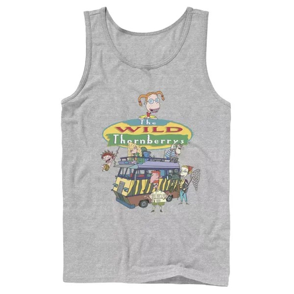 Мужская майка с логотипом Nickelodeon The Wild Thornberrys Family RV