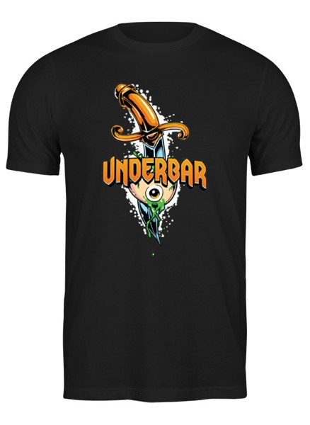 Футболка мужская Under bar t-shirt 2044363 Printio черная S