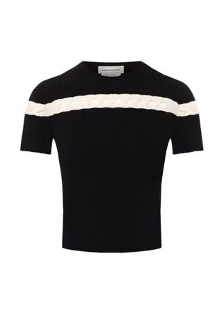 Топ из вискозы Alexander McQueen