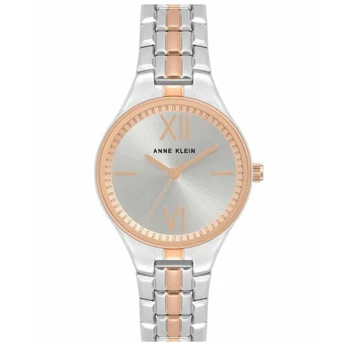 Наручные часы ANNE KLEIN Daily 4061SVRT, золотой, серебряный