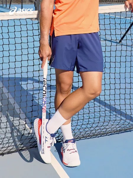 Шорты теннисные мужские Asics, темно-синий