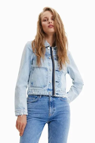 Джинсовая куртка Desigual, синий