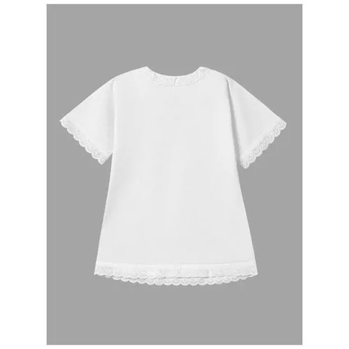 Крестильная рубашка  DECORATOR, размер 20-22, белый