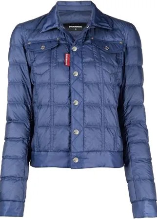 Dsquared2 укороченный стеганый пуховик