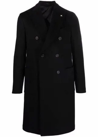 Lardini двубортное шерстяное пальто