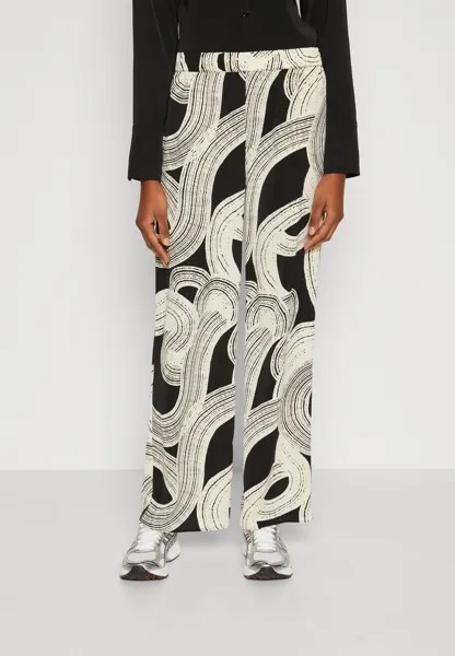 Брюки из ткани SLFLUCA MAURINE Selected Femme, черный