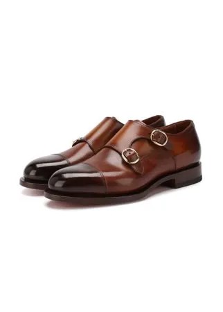 Кожаные монки Santoni