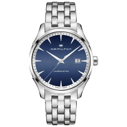 Наручные часы Hamilton H32451141, серебряный, синий
