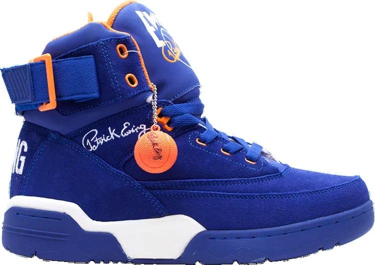 Кроссовки 33 Hi Blue Orange White, синий
