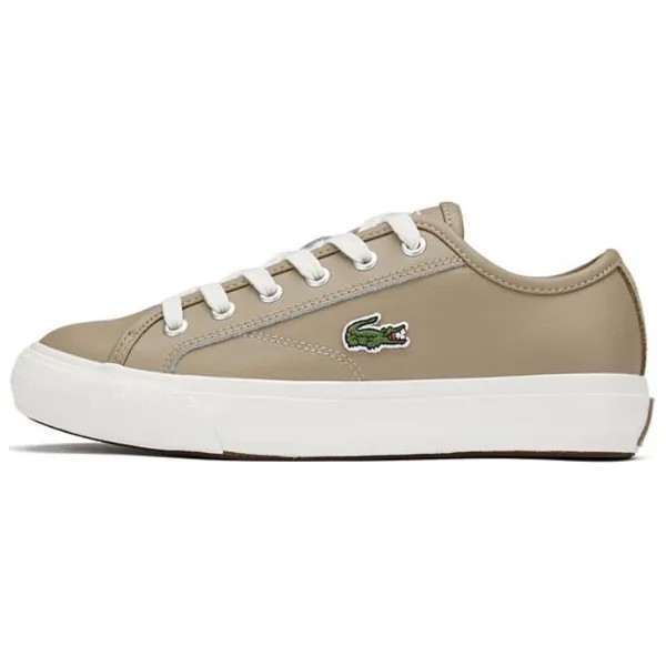 Кроссовки LACOSTE Skateboarding Shoes Women's Low-top, белый