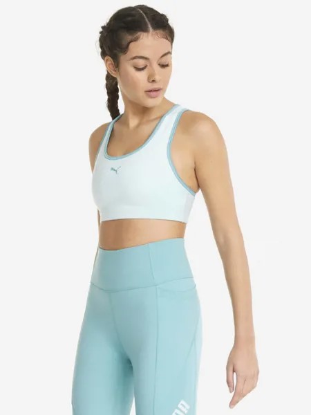 Спортивный топ бра PUMA 4Keeps, Голубой