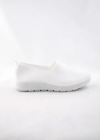 Полуботинки (туфли) женские Fashion H13601-2 текстиль (41, Белый)