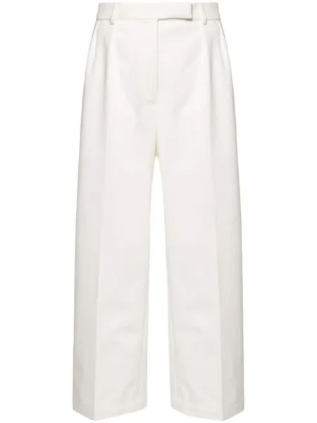 Thom Browne брюки широкого кроя, белый