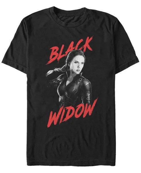 Мужская футболка с коротким рукавом marvel avengers infinity war, окрашенная в темный цвет, черная вдова Fifth Sun, черный