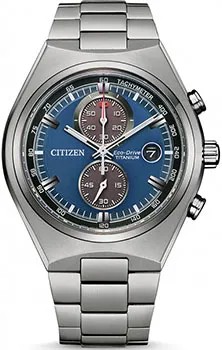 Японские наручные  мужские часы Citizen CA7090-87L. Коллекция Super Titanium