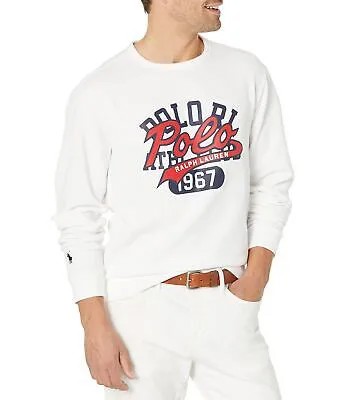 Мужская одежда Флисовый свитшот с круглым вырезом и логотипом Polo Ralph Lauren