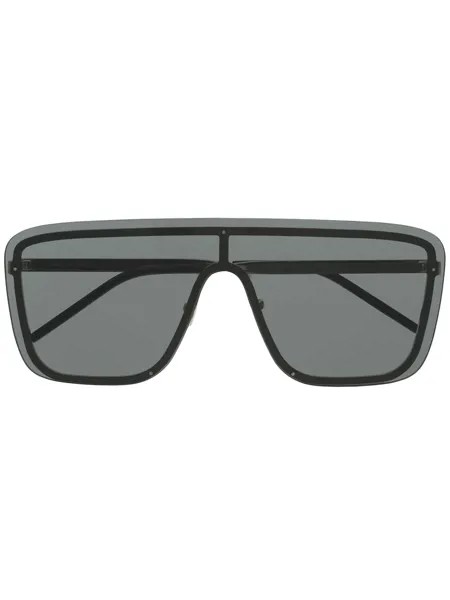 Saint Laurent Eyewear солнцезащитные очки-маска New Wave SL 1
