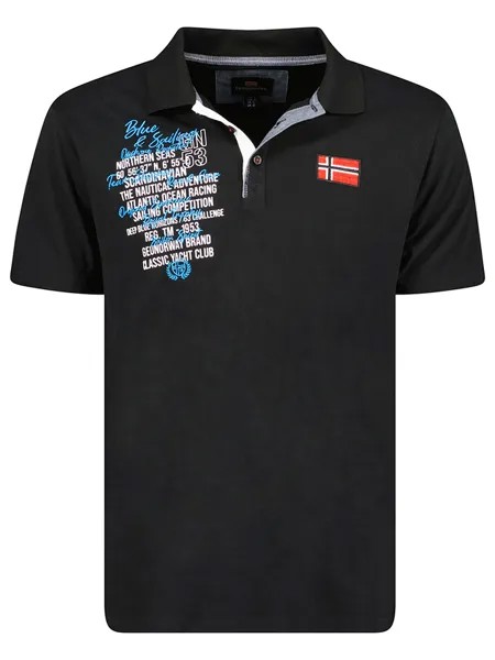 Поло Geographical Norway, черный
