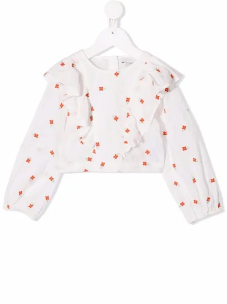 Stella McCartney Kids блузка с оборками