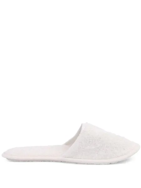 Тапочки Frette с отделкой из махрового полотна, белый