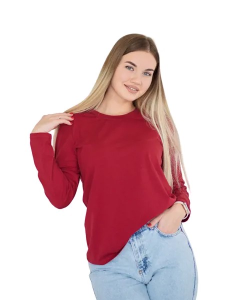 Лонгслив женский LIDEKO 593-22 бордовый 96 RU