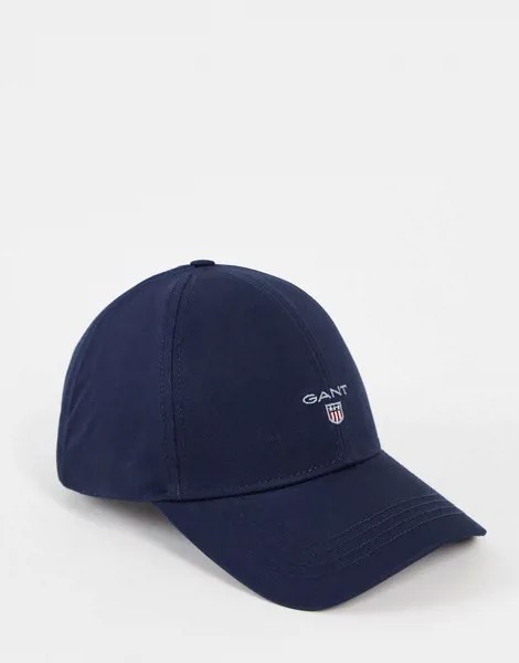 Темно-синяя кепка с маленьким логотипом Gant-Темно-синий