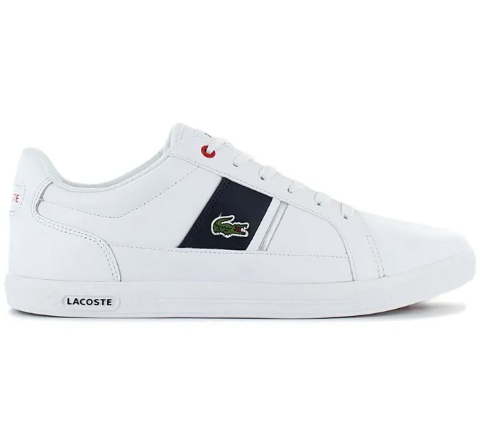 Lacoste Europa 0121 - Мужская обувь Кожаная белая 7-42SMA0010407 Кроссовки Спортивная обувь ORIGINAL