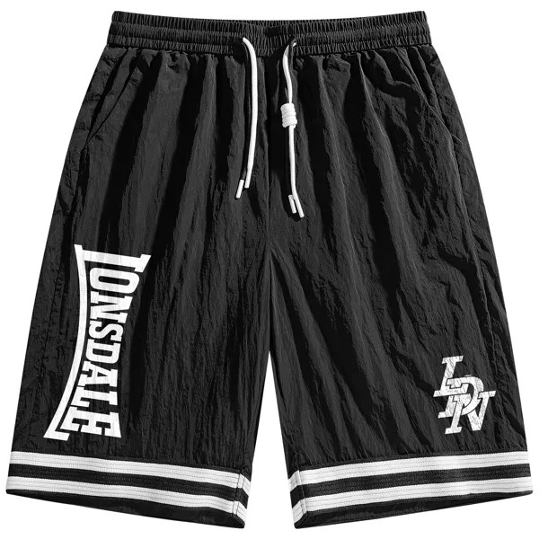 Повседневные шорты унисекс Lonsdale, черный