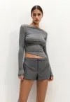 Шорты Pull&Bear, серый