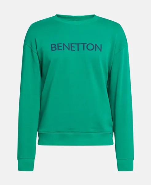 Толстовка United Colors of Benetton, темно-зеленый