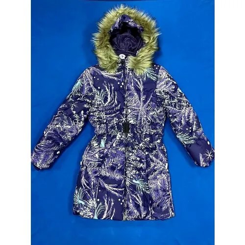 Пальто Huppa, размер 128, лиловый