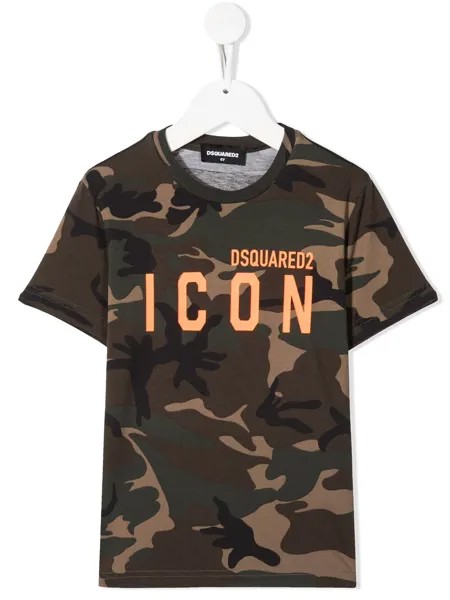 Dsquared2 Kids толстовка с камуфляжным принтом и логотипом