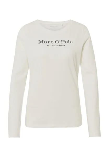 Женская пижамная рубашка с круглым вырезом из органического хлопка Marc O'Polo, цвет White Cotton