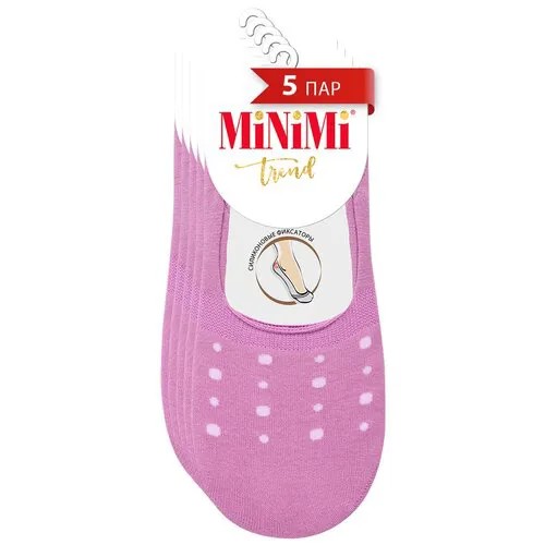 Подследники MiNiMi, комплект, 5 пар, размер 39-41, сиреневый