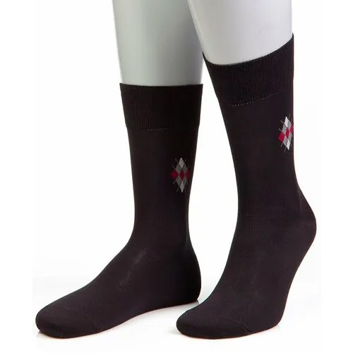 Мужские носки Grinston, 1 пара, размер 39, черный