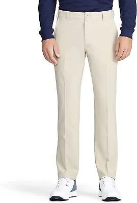 Мужские брюки IZOD Golf SwingFlex Slim Fit, красный хаки, 30 Ш x 32 л