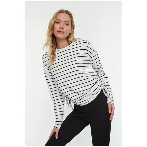 Толстовка TRENDYOL женская, модель: TWOSS21SW0021, цвет: BLACK, размер: S