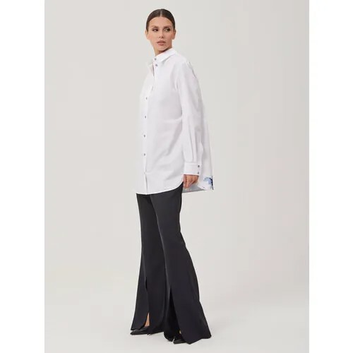 Рубашка ELEGANZZA, размер 44, navy