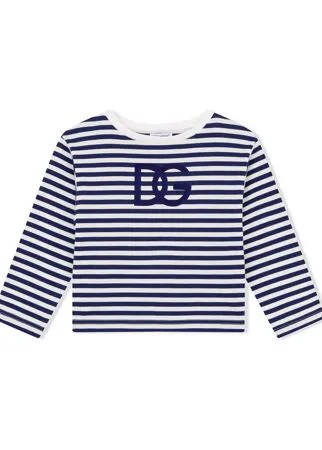Dolce & Gabbana Kids футболка в полоску