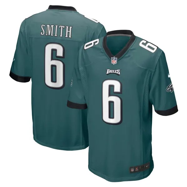 Мужская игровая майка DeVonta Smith Midnight Green Philadelphia Eagles Player Game Nike