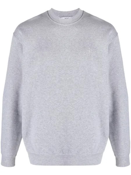 Толстовка с логотипом из коллаборации с JW Anderson A.P.C., серый