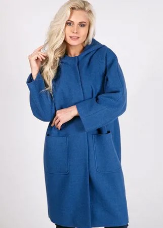 Пальто женское Westfalika FS19-1878-46D-1 синее 46 RU